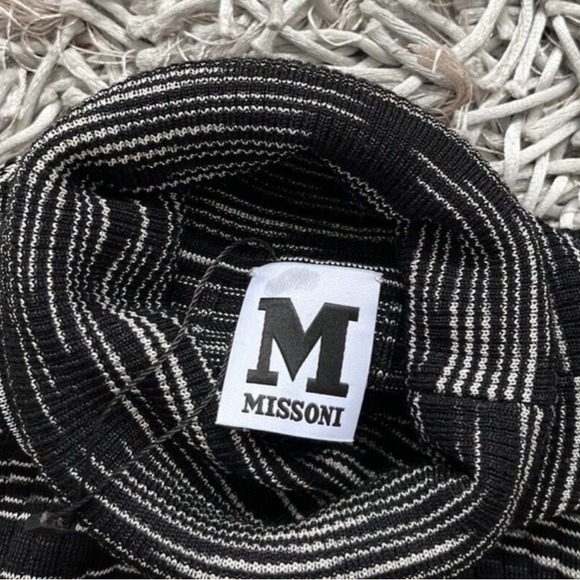 M MISSONI Space-Dye Sleeveless Mock-Neck Top - NEW - Picture 6 of 8